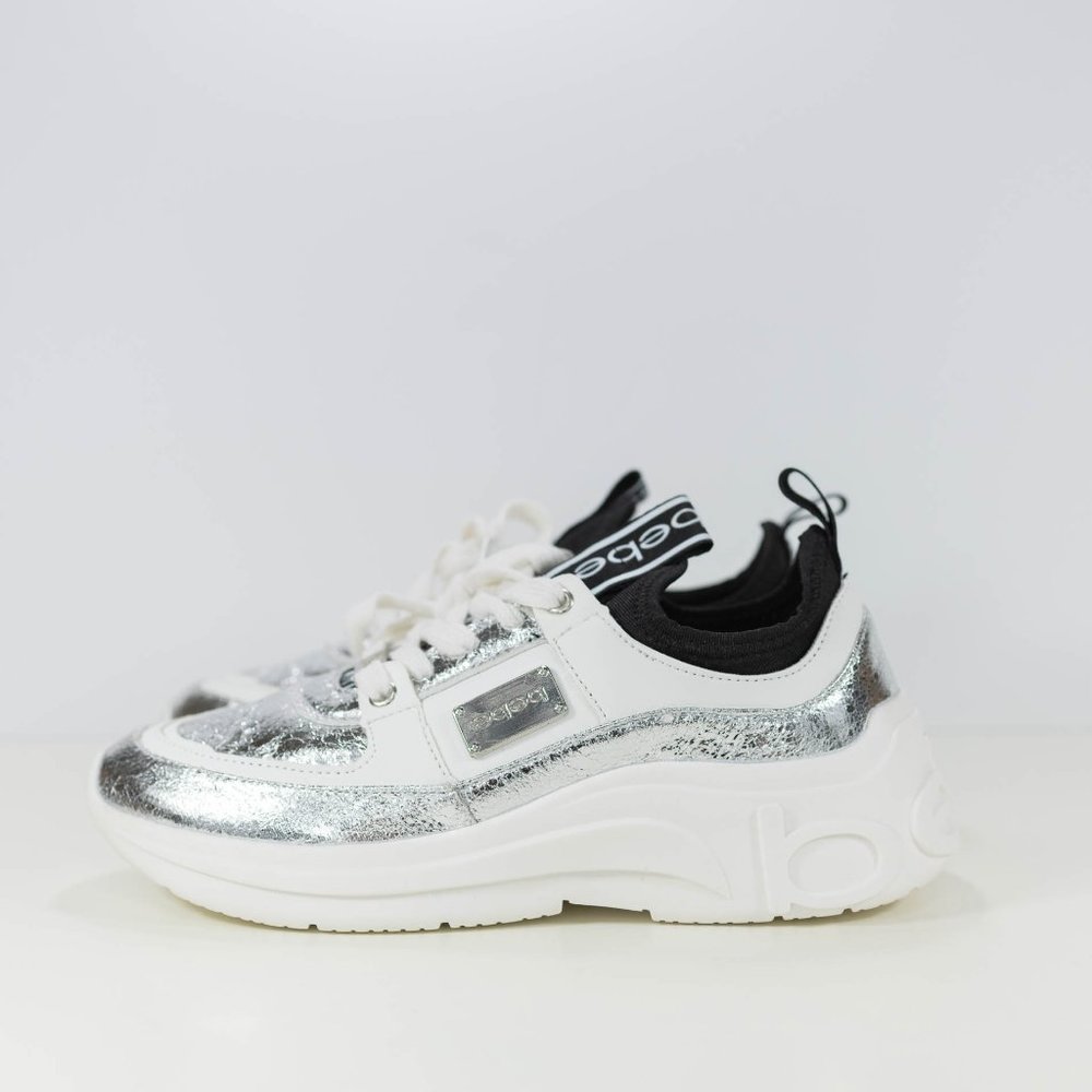 Bebe Sport Lealea Metallic Logo Fashion Sneakers - Picture 5 of 13
